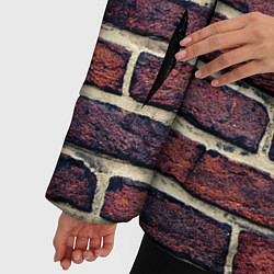 Куртка зимняя женская Brick Wall, цвет: 3D-красный — фото 2