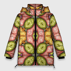 Женская зимняя куртка Калейдоскоп узоры