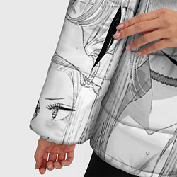 Куртка зимняя женская Марин Китагава Эта фарфоровая кукла влюбилась Patt, цвет: 3D-черный — фото 2