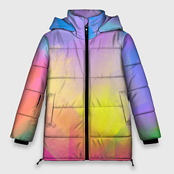 Куртка зимняя женская Красочный неон, цвет: 3D-красный