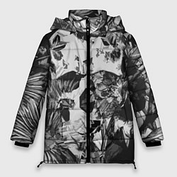 Женская зимняя куртка Смерть в цветах Коллекция Get inspired! F-b-s
