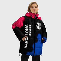Куртка зимняя женская BARCELONA Sport - Графика, цвет: 3D-черный — фото 2