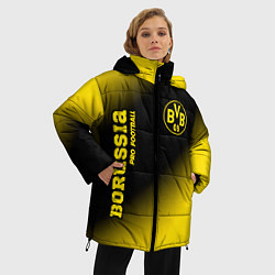 Куртка зимняя женская BORUSSIA Borussia Pro Football, цвет: 3D-черный — фото 2