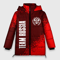 Женская зимняя куртка РОССИЯ - ГЕРБ Team Russia Спрей