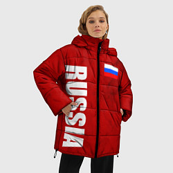 Куртка зимняя женская RUSSIA - RED EDITION - SPORTWEAR, цвет: 3D-красный — фото 2