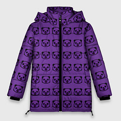 Куртка зимняя женская Purple Panda, цвет: 3D-светло-серый