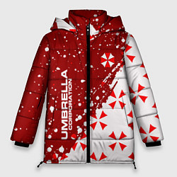 Женская зимняя куртка Resident Evil Umbrella Corporation паттерн
