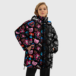 Куртка зимняя женская Хагги и Друзья, цвет: 3D-черный — фото 2