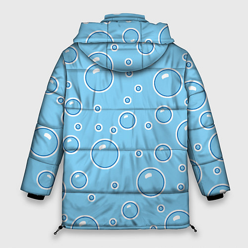 Женская зимняя куртка В пузырях / 3D-Красный – фото 2