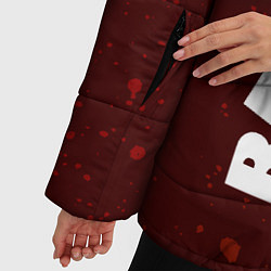 Куртка зимняя женская ROBLOX - Краска, цвет: 3D-черный — фото 2