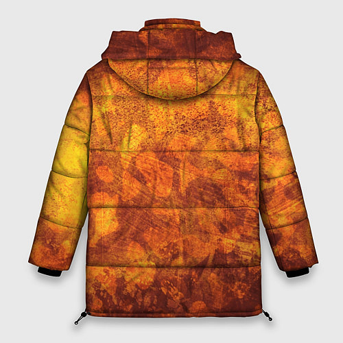 Женская зимняя куртка Текстура Desert / 3D-Красный – фото 2