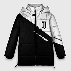 Женская зимняя куртка Juventus маленькое лого
