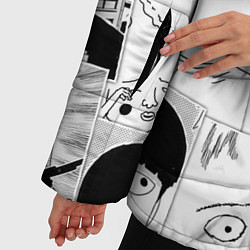 Куртка зимняя женская Моб психо 100 паттерн, цвет: 3D-черный — фото 2