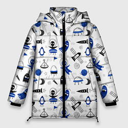 Куртка зимняя женская UNIDENTIFIED FLYINGS, цвет: 3D-светло-серый