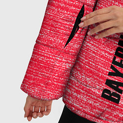 Куртка зимняя женская BAYERN MUNCHEN БАВАРИЯ football club, цвет: 3D-светло-серый — фото 2