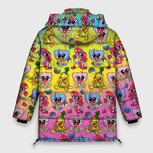 Женская зимняя куртка POPPY PLAYTIME МИЛЫЕ ПЕРСОНАЖИ / 3D-Светло-серый – фото 2