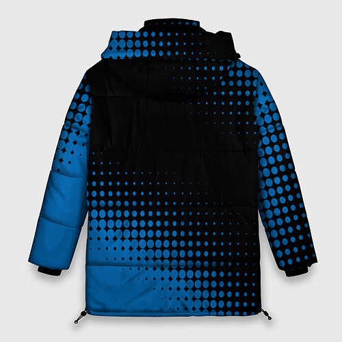 Женская зимняя куртка Inter абстракция / 3D-Светло-серый – фото 2