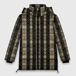 Женская зимняя куртка Классические текстуры - сетка
