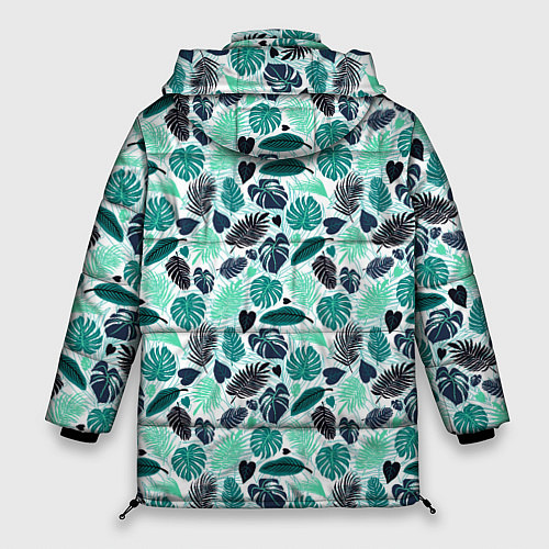 Женская зимняя куртка PALM LEAF TEXTURE / 3D-Светло-серый – фото 2