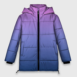 Женская зимняя куртка PINK-BLUE GRADIENT ГРАДИЕНТ