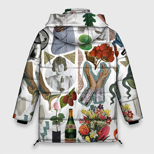 Женская зимняя куртка Underground vanguard pattern fashion 2088 / 3D-Светло-серый – фото 2