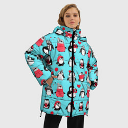 Куртка зимняя женская PENGUINS ON THE POSITIVE, цвет: 3D-светло-серый — фото 2
