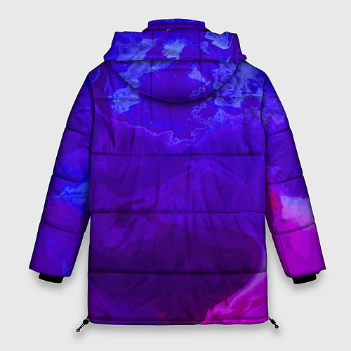 Женская зимняя куртка Циклон Красок / 3D-Красный – фото 2