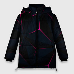 Куртка зимняя женская Неоновые Плиты, цвет: 3D-красный