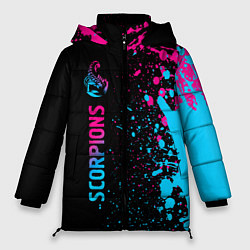 Женская зимняя куртка Scorpions - Neon Gradient