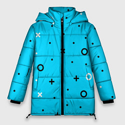Куртка зимняя женская X O Плюсы и ноли, цвет: 3D-светло-серый