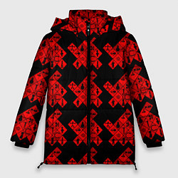 Куртка зимняя женская DM Texture, цвет: 3D-светло-серый
