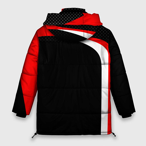 Женская зимняя куртка CrossFit - Красный спортивный / 3D-Красный – фото 2