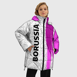 Куртка зимняя женская Borussia pro football: по-вертикали, цвет: 3D-черный — фото 2