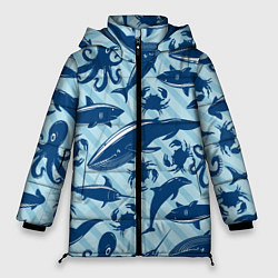 Женская зимняя куртка Жители океанских глубин