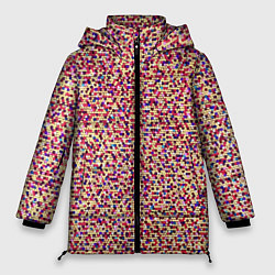 Женская зимняя куртка Цветное конфетти