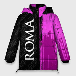 Куртка зимняя женская Roma pro football: по-вертикали, цвет: 3D-черный