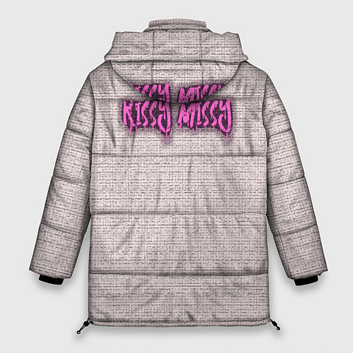 Женская зимняя куртка Киси Миси объёмная игрушка - Kissy Missy / 3D-Светло-серый – фото 2