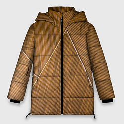 Куртка зимняя женская Деревянная броня, цвет: 3D-красный