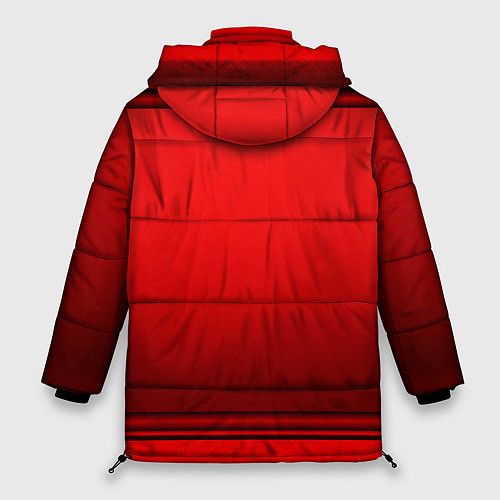 Женская зимняя куртка Хонда - спорт / 3D-Красный – фото 2