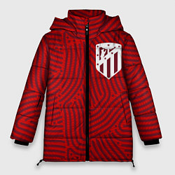 Женская зимняя куртка Atletico Madrid отпечатки