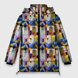 Женская зимняя куртка Цветная архитектура Пауль Клее, 1917