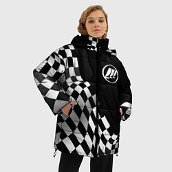 Куртка зимняя женская Lifan racing flag, цвет: 3D-черный — фото 2