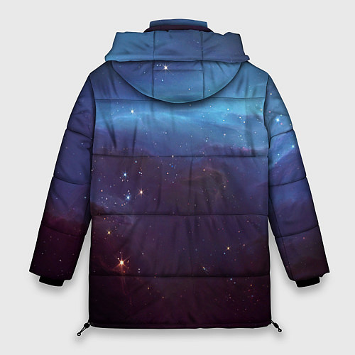 Женская зимняя куртка Космический дым / 3D-Красный – фото 2