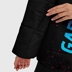 Куртка зимняя женская Garbage - neon gradient: по-вертикали, цвет: 3D-черный — фото 2