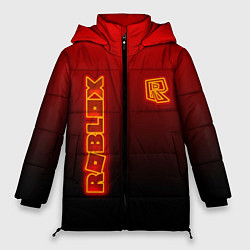 Женская зимняя куртка Roblox светящийся логотип