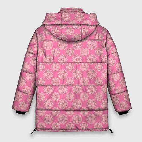 Женская зимняя куртка Классические узоры - паттерн / 3D-Красный – фото 2