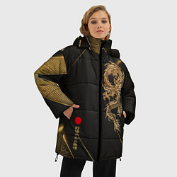 Куртка зимняя женская Golden Dragon, цвет: 3D-светло-серый — фото 2