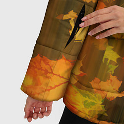 Куртка зимняя женская Осеннее золото, цвет: 3D-красный — фото 2