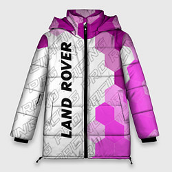 Куртка зимняя женская Land Rover pro racing: по-вертикали, цвет: 3D-черный