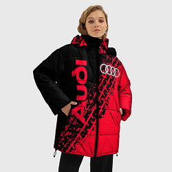 Куртка зимняя женская Audi, цвет: 3D-черный — фото 2